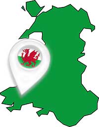 Whitland accountant wales map