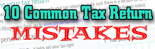 10 Common tax return mistakes