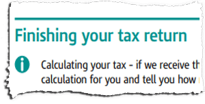 Tax Return Page TR6 Snippet